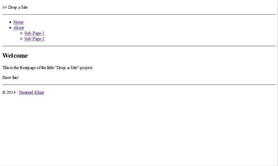 Screenshot Drop-a-Site Screeshot Drop-a-Site